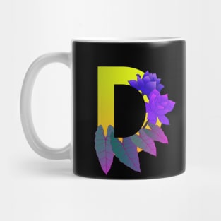 Monogram D neon Mug